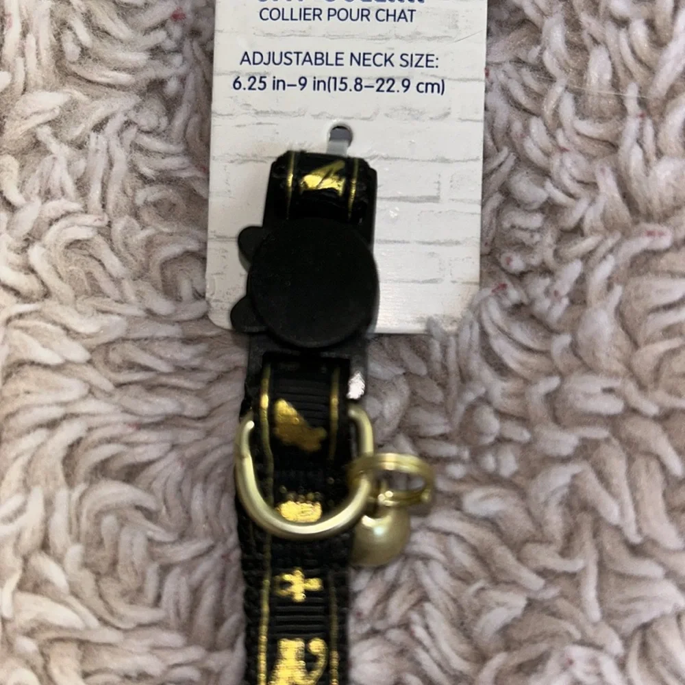 Whisker City Gold Egyptian Easy Release Kitten Collar